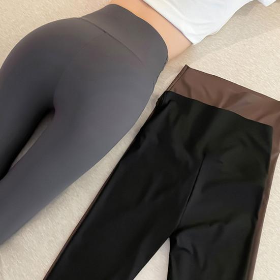 Yousheng High Waist Yoga Pants Women Printed Waistband Elastic Tight Fit Leggings Sports Style Shark Yoga Leggings