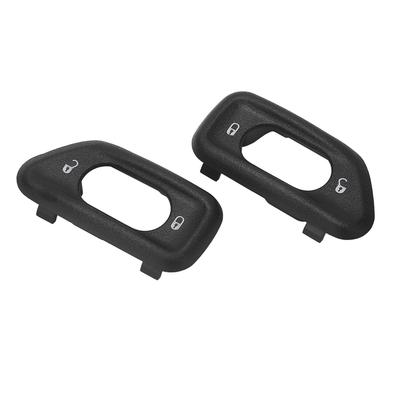 2PCS Door Lock Switch Bezel 68185910AA Left Right Side Replacement for Wrangler 2011 To 2017