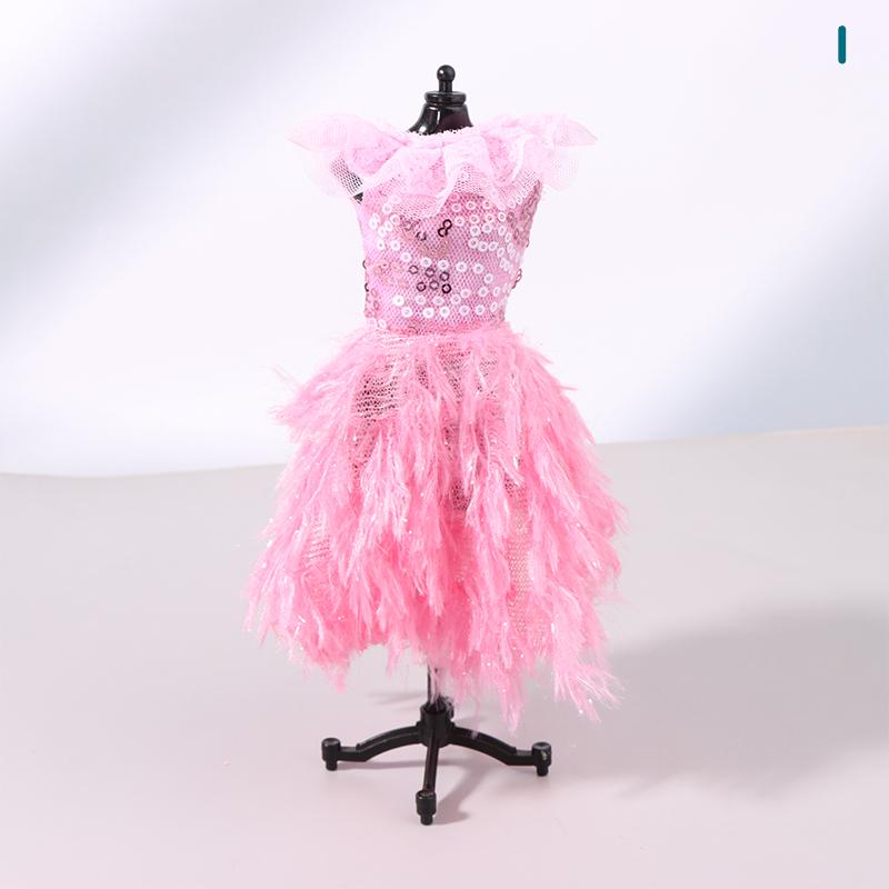 Doll Clothes For 30Cm Doll Clothes Evening Gown Trailing Skirt Wedding Dress Princess Dress Dollhouse Decor Accessories