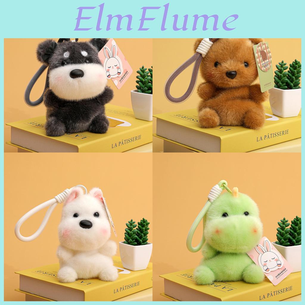 Cute Dinosaur Plush Toy With Cartoon Design And Keyring For Kids Gift