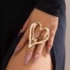 Anello Grande Amore in Metallo Esagerato Dolce e Cool, Anello a Croce con Modello Personalizzato alla Moda