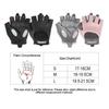 AOLIKES Breathable Cycling Gloves Workout Gym Gloves for Men Women Weight Lifting Fingerless Gloves Training Exercise Fitness