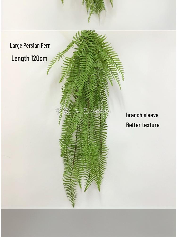 Artificial Spider Plant & Fern Hanging Decor - Trailing Green Vines for Wall & Ceiling