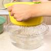 Double Layer Fruits Vegetable Washing Basket Strainer, Multipurpose Bowl and Strainer Drain