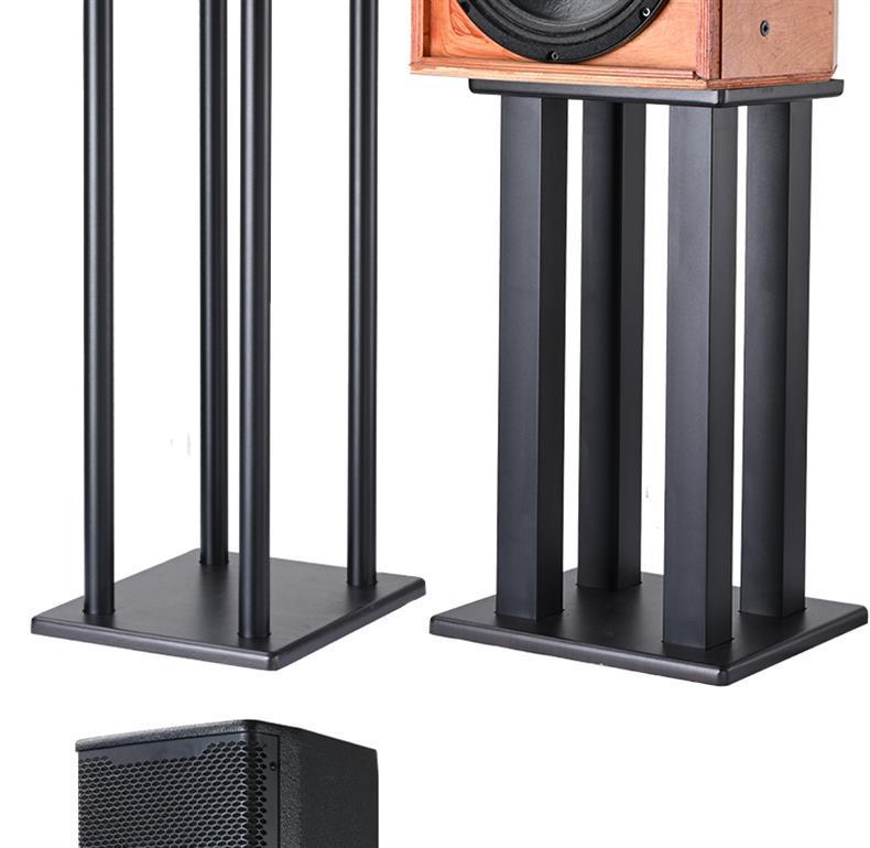 Metal Column Floor Stand for Surround Sound or Projector, Ideal for KTV and Villa Settings.