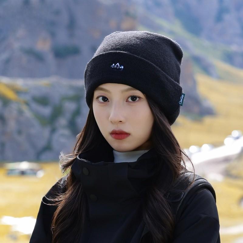 Knitted Winter Beanie Hat For Women Warm Casual For Outdoor Activities