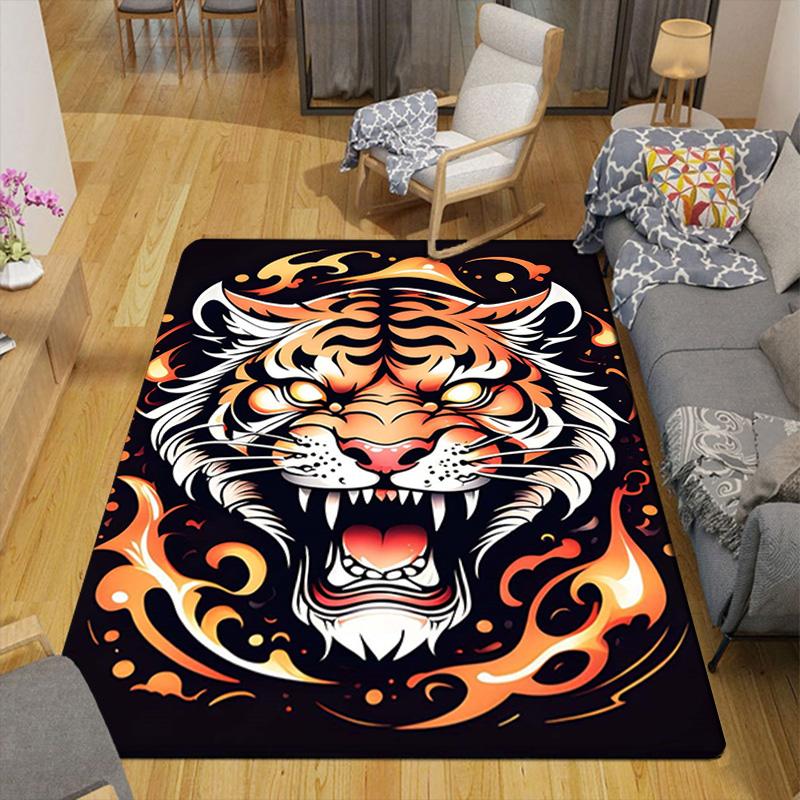Tiger Rug Floor Mat for Living Room or Bedroom Soft and Comfortable Carpet a Gift for Birthday and Holiday.MFF0918290