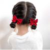 Girls' Cute Black Bow Hair Clip Pair - Simple Children's Hair Accessories