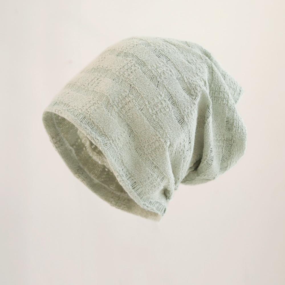 Thin Knitted Hat Hollow Design Sunscreen Cap Fashion Beanies Hat Spring Summer