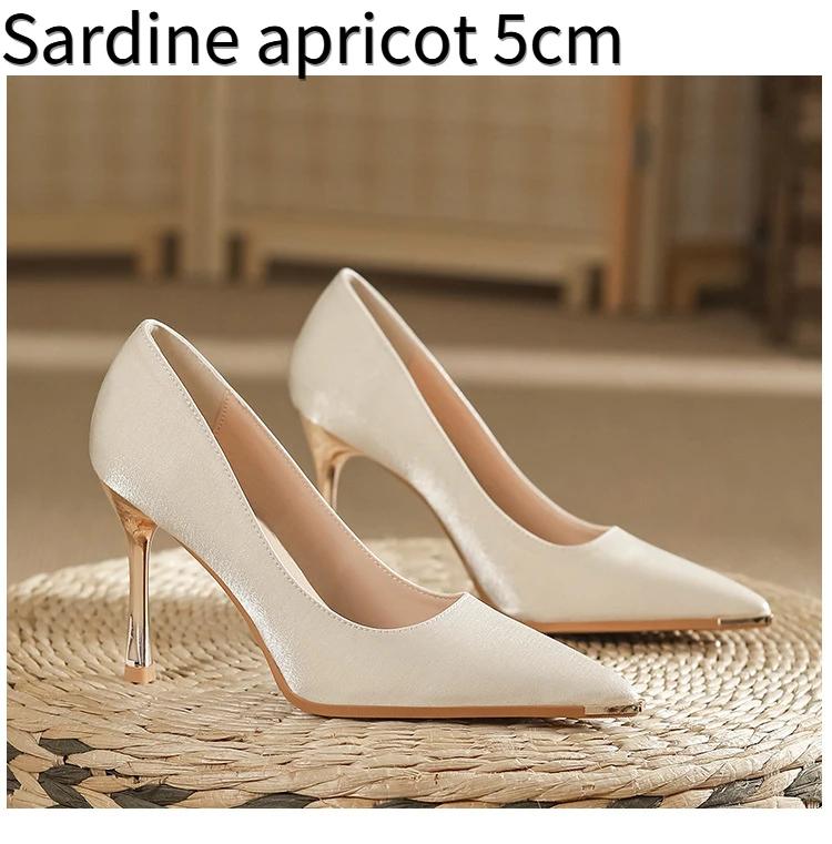 Fashion Pumps Shoe Black Womens Heel New Four Season Mary Jane Shoes High Heels Women Pumps Woman Shoes Wedding Shoes Bride Black Heels