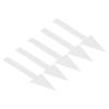PATIKIL Arrow Sticker 6" 10 Sheets Directional Sign PVC Adhesive Removable Floor Decal for Floor Wall Marking White