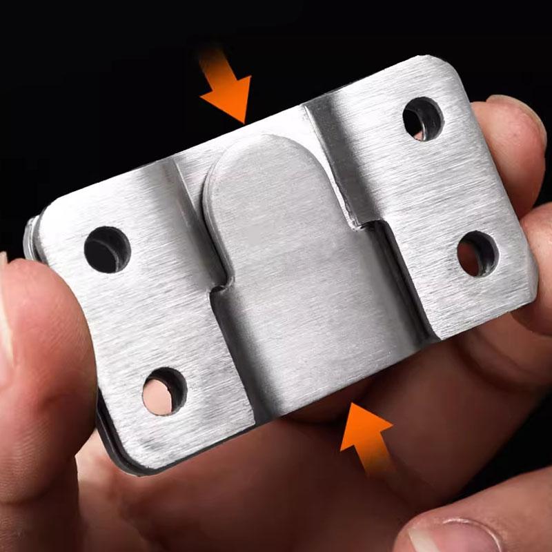10pcs Picture Frame Hooks Stainless Steel Wall Hanger Flush Mount Hanging Buckle Furniture Interlock Bracket Joint Connector