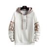 Men's Autumn/Winter Loose Fit Hoodie - Letter Print, Korean Style, Casual Plus Velvet Long Sleeve Pullover.