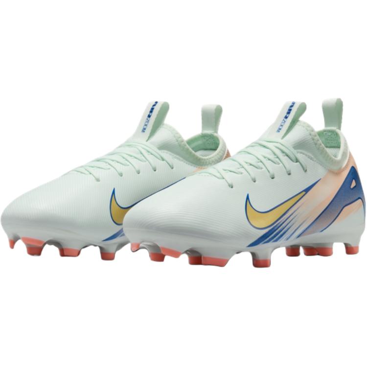 Nike Mercurial Vapor 16 Anti Kick Cushioning Low Top Kids' Soccer Shoes Light Blue Sneakers FZ1611-300