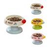 Stainless Steel Catbowl, Non-, Dopamine-enhancing, Color-coated, -black Chin, High-legged Ice Cream Catbowl, Neck Support.