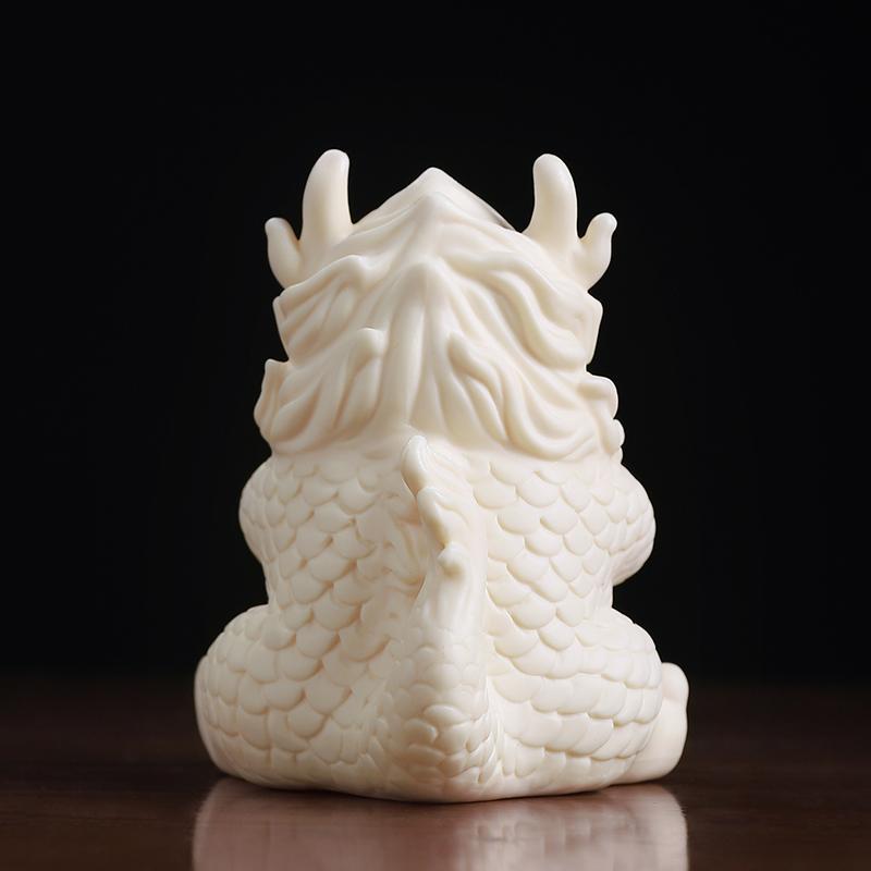 Customizable Fa Cai Long Ornament, Fa Cai Home Jewelry, Guochao Zodiac, Living Room Desktop Mascot, Natal Year