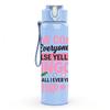 1PC Everyone Yells Bingo Humor Text 750ml Color Plastic Sports Water Bottle Leakproof Flip Straw Lid Suitable for Sports Office Home Use