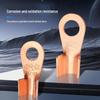 Morsetti a piastra di rame ad alta corrente: Punta tonda e estremità aperta, capacità 30A, 60A, 100A