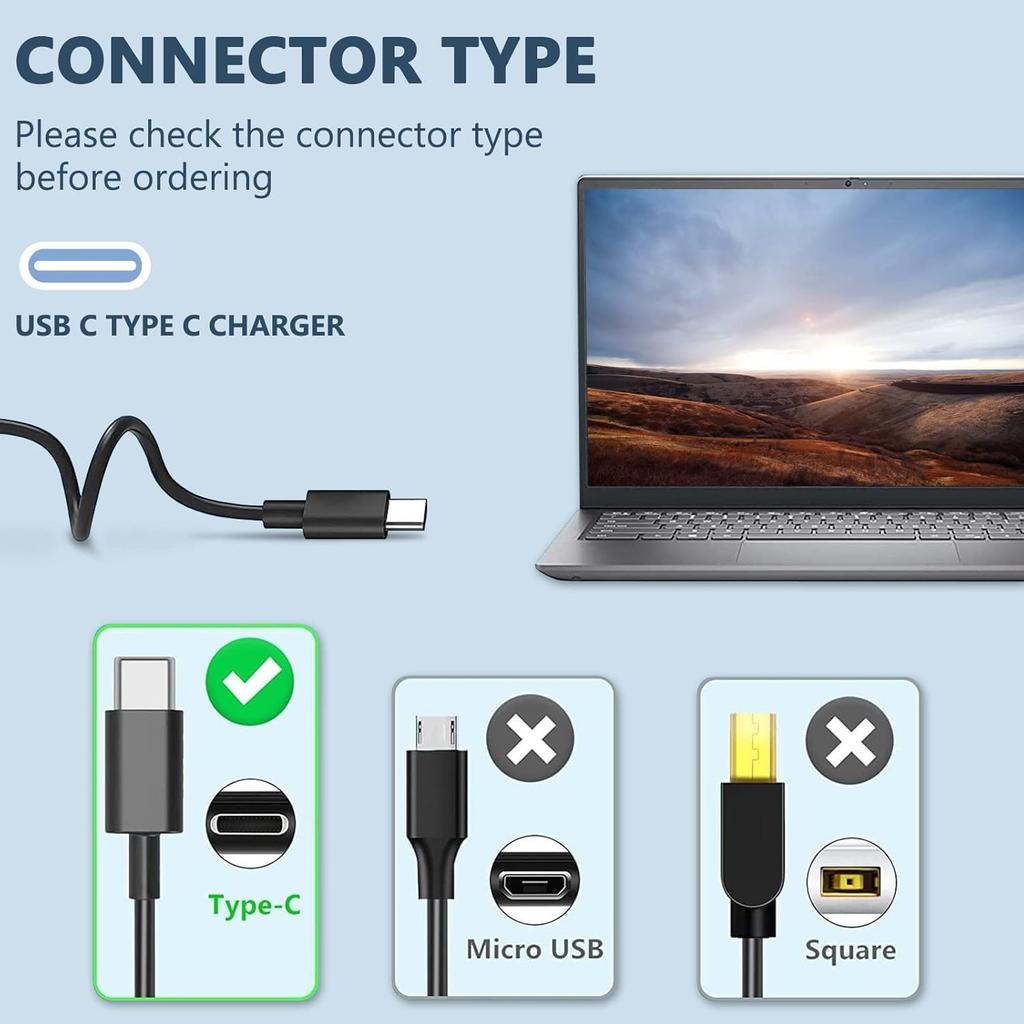 100W Universal USB-C Power Adapter Fast Charger, Compatible with Mac Book Pro/Air 16, 15, 14, 13 Inch,Mac Book Air 13 Inch 2021 2020 2019 2018,iPad
