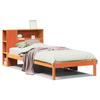VidaXL Bunk Bed Without Mattress Wax Brown 100x200 Cm Solid Pine, Bed, Bedroom Furniture, Bed with 3321570