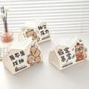Desk Accessory Desktop Storage Tissue Box Cartoon Capybara Large Storage Napkin Holder Leather Napkin Storage Box Hotels