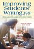 The Improving Students' Writing, K-8 : From Meaning-Making To High Stakes! Book