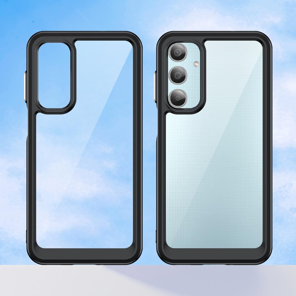 For Samsung Galaxy M35 5G Shockproof Case TPU +Acrylic Protective Clear Phone Cover