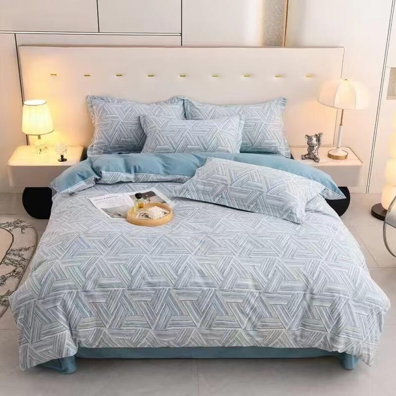 Makizaza Thickened Cotton 3-Piece Bedding Set