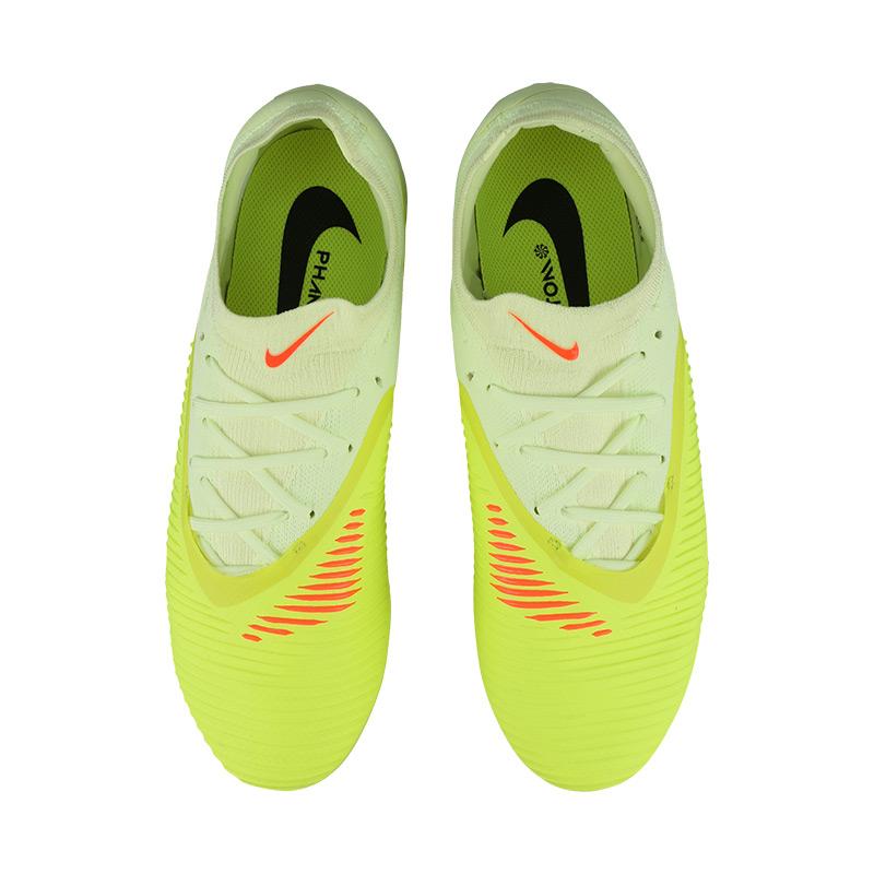 Nike Phantom 6 Low Pro FG Hyper Crimson Limelight Unisex Cleats Yellow Black HJ4122-800