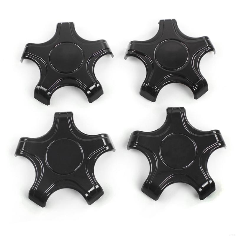 

28GC Weather Car Hub Caps Modern 5 Prong Center Wheel Covers 4pcs for Vehicle