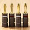 4mm Banana Socket Connector Gold Plated with Screw Lock Binding Post Speaker for Home Electronics Laboratory