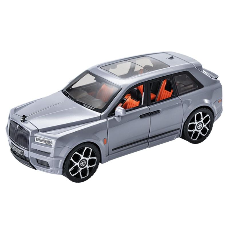 

Большой размер 1/20 Rolls Royce SUV Cullinan Alloy Luxy Car Model Diecast Metal Toy Vehicles Car Model Sound and Light Children Gift