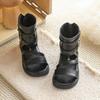 Girls Open Toe High Ankle Sandals Roman Style Princess Shoes Kids Ages 4-12 Rubber Sole Side Zip