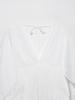 Spring 2026 European & American Style V-Neck Waist-Cinching Shawl Top