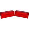 Solarhome 2 PCS Rear Tail Light Lens 6672276 for Bobcat Skid Steer Loader 553 751 753 763 773 863 864 873 883 963 A220 A300 S100 S130 S150 T110 T140