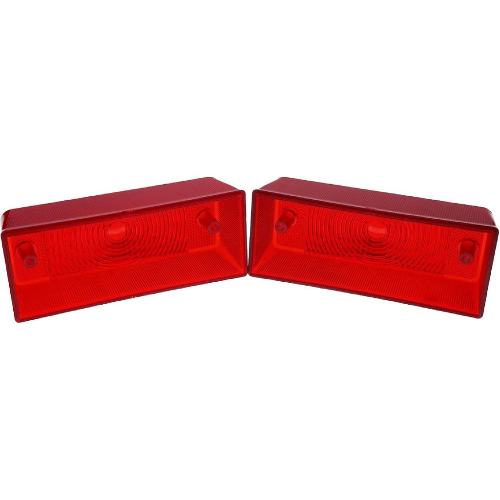 Solarhome 2 PCS Rear Tail Light Lens 6672276 for Bobcat Skid Steer Loader 553 751 753 763 773 863 864 873 883 963 A220 A300 S100 S130 S150 T110 T140