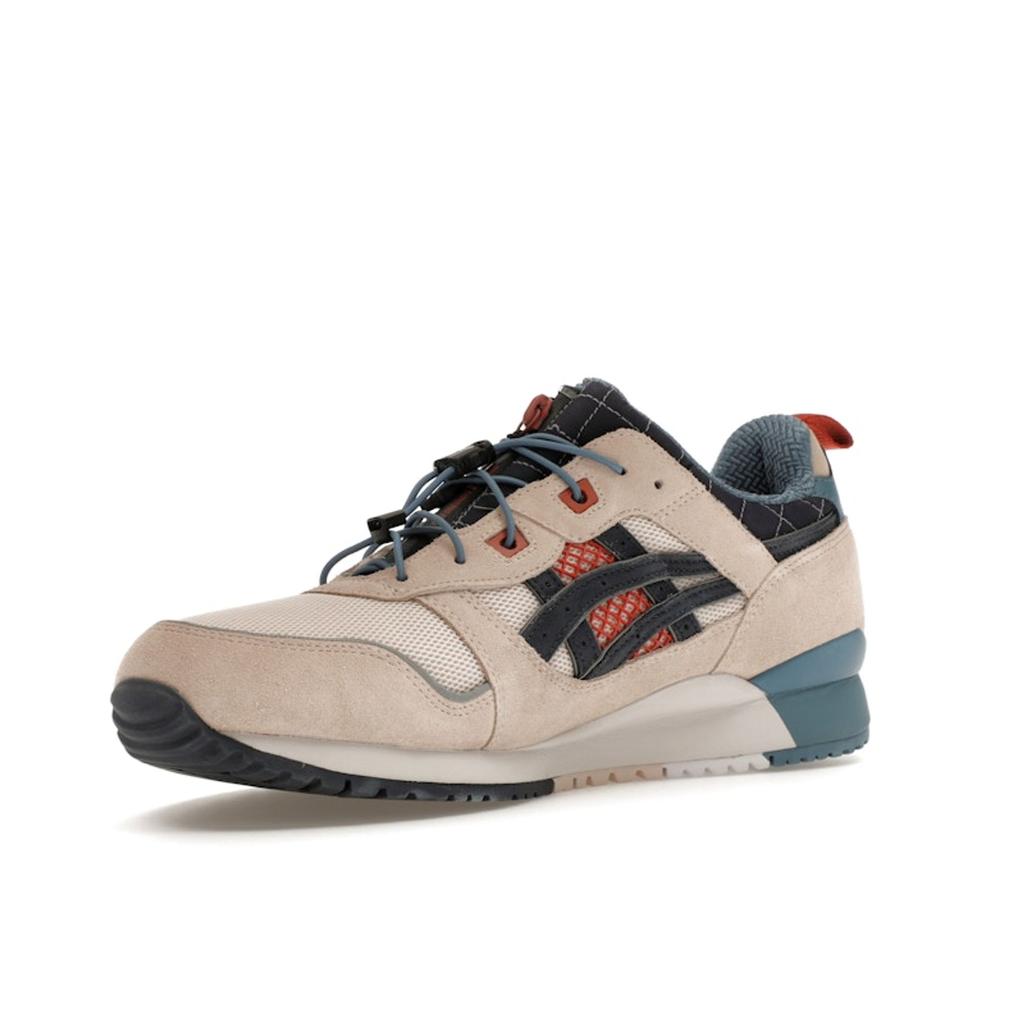 KEBOZ x mita x ASICS Gel Lyte 3 OG Taito Unisex Sneakers Cream Almond-Peach Navy 1201B030-700