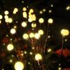Outdoor Solar Pathway Light Waterproof 10 Heads Led Powered Swaying Firefly Lamp Star Burst Solar Firefly Garden Light
