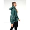 Podzim Zima Street Style Pohodlná Ležérní Módní Dlouhý Rukáv Mikina Kapuce z Jehněčího Sametu Dámská Volný Střih Přes Hlavu