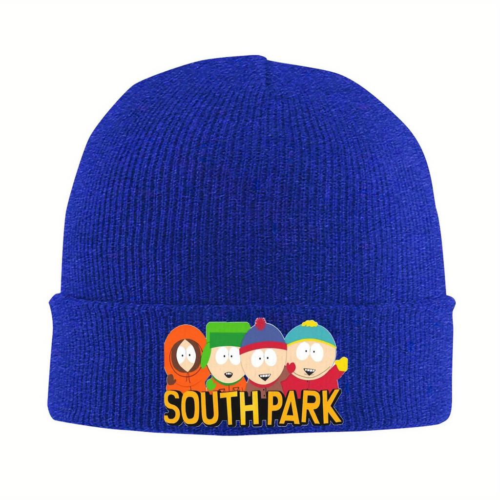Cartoon Southparks Hats Autumn Winter Skullies Beanies Ski Caps FeUnisex Unisex Acrylic Knitted Hat