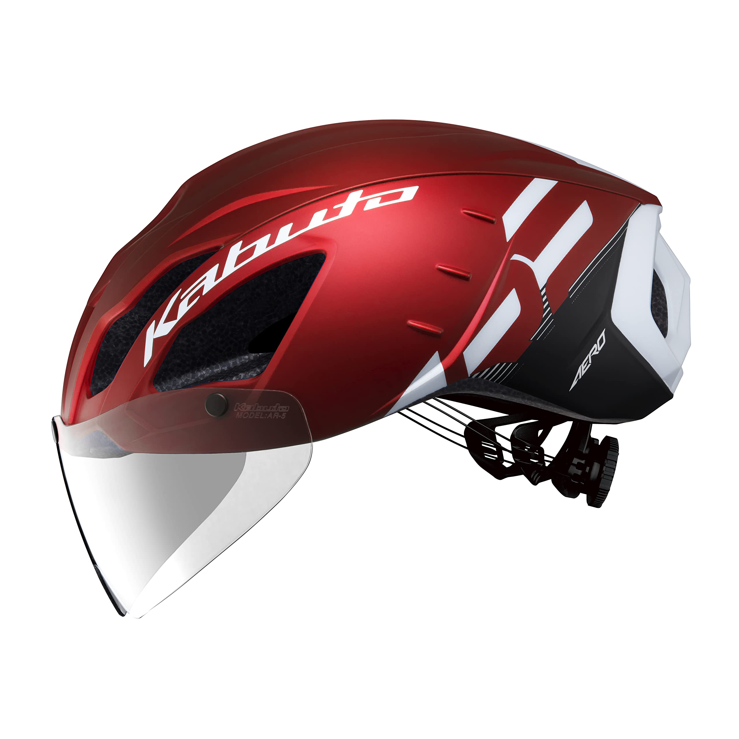 

OGK KABUTO Bicycle Helmet Matte Red AERO-R2 Size S/M (55-58cm) Color G-1