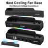 For NS2 Game Console Base Radiator Wall Mount Portable Heat Sink Support RGB Heat Dissipation Base Wall Hanging Bracket