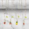 iF ME Summer Sweet Choker Cherry Pineapple Party Jewelry Gift  Cute Cherry Pendant&necklaces for Women Watermelon Strawberry