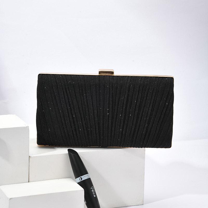 European Style Solid Color Evening Clutch Bag - New Fashionable & Simple Socialite Banquet Accessory
