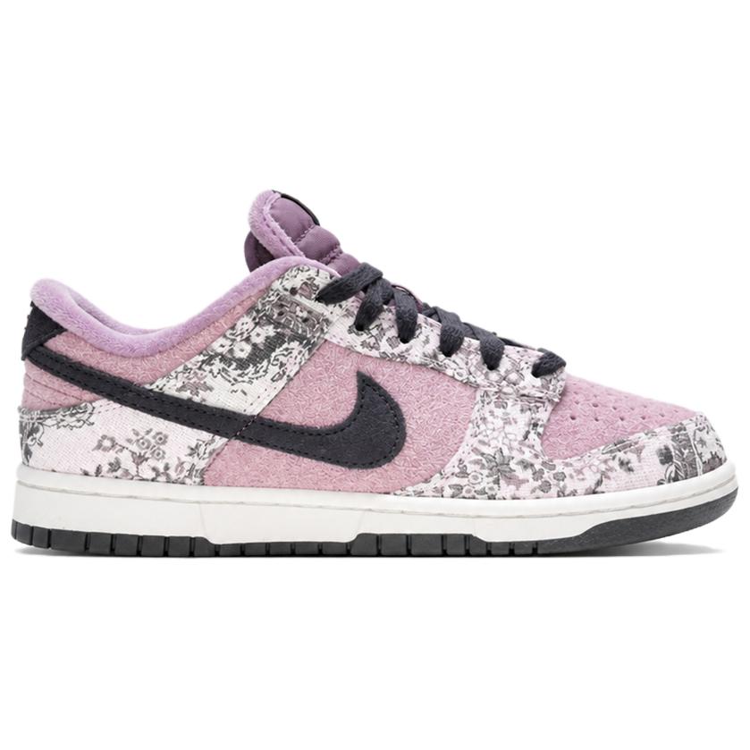 Nike Dunk Skate Shoes Women's Low Top Gray Pink White IX8647-500