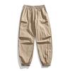 2026 Spring New Arrival Men Cargo Pants American Vintage Style Jogger Pants Loose Fit Elastic Cuffed Trousers Casual Long Pants Daily Wear Streetwear