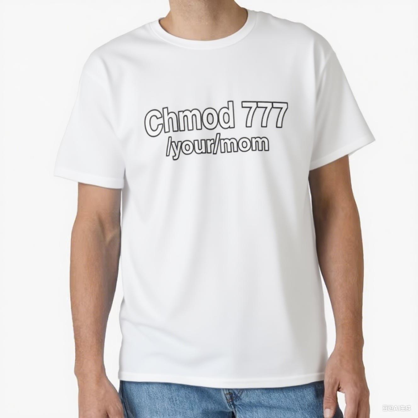 

Chmod 777 Your Mom Funny Linux Sys Admin Engineer Humor Gift Tshirt for Developer Software Programmer Large Size Tops S4XL 4XL