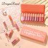 10 Orange Water-light Lip Glaze Red Suits Moisturizing Lip Gloss Lip Lip Dyeing Fluid