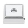 2er-Pack Quadratische Form LED-Lampenbasis Batteriebetrieben Display-Basis LED-Halter Ständer Glas Kunst