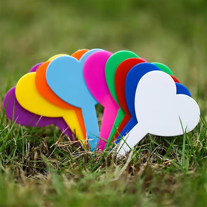 20PCS Waterproof Garden Plant Labels Plastic Tags Nursery Markers Flower Pots Seedling Write Sign Mark DIY Garden Decor Tools